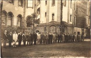 1936 Budapest, férfiak csoportképe. photo (EB)