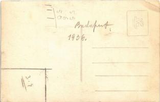 1936 Budapest, férfiak csoportképe. photo (EB)