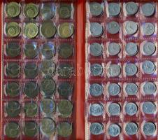 Kis magyar forint-fillér tétel, 312db, 4db kisalakú berakóban T:1,2,3 (többsége 2,3)