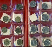 Kis magyar forint-fillér tétel, 312db, 4db kisalakú berakóban T:1,2,3 (többsége 2,3)