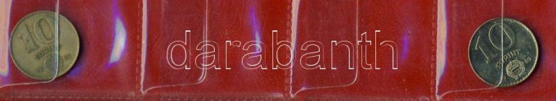 Kis magyar forint-fillér tétel, 312db, 4db kisalakú berakóban T:1,2,3 (többsége 2,3)