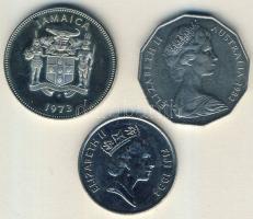 Ausztrália 1982. 50c "Nemzetközösségi játékok" T:2 + Fiji-szigetek 1994. 20c T:2 + Jamaica...