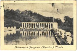 1927 Kács, Kácstapolcai Gyógyfürdő, uszoda, fürdőzők (fl)