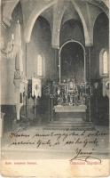 1906 Bajna, Római katolikus templom, belső. Fogyasztási szövetkezet kiadása (EK)