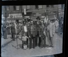 cca 1950 5 db diafilm tekercs (fortepan, finepan stb.) életképekkel