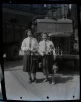 cca 1950 5 db diafilm tekercs (fortepan, finepan stb.) életképekkel