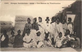 1915 Timbuktu, Tombouctou; Afrique Occidentale, Ces Dames de Tombouctou / French Sudan, African folklore, ladies (EK)