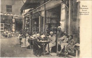 Cairo, Kairo; Brasswork Bazaar and Factory in Khan Khalil