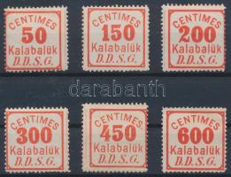 DDSG 6 db csomagellenőrzési bélyeg