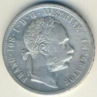 Ausztria 1878. 1Fl Ag T:2/2-