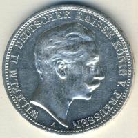 Német Birodalom/Császárság/Poroszország 1910. 3M Ag II.Vilmos T:2/3+ Tanúsítvánnyal!