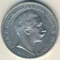 Német Birodalom/Császárság/Poroszország 1907. 5M Ag II.Vilmos T:3 kis ph. Tanúsítvánnyal!