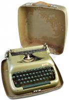 cca 1950 Erika írógép fém dobozban