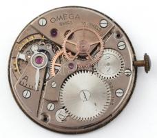 Omega férfi karóra szerkezet, jelzett, hozzá szép állapotú számlap és üveg. Tisztításra szorul. d: 3...