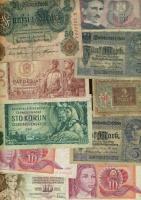 Kis bankjegy tétel, egész világ, 48db T:II,III