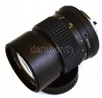 Minolta MD tele Rokkor objektív 135 mm 1:2,8  objektív megviselt tokkal