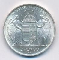 1939. 5P Ag "Horthy balra" T:1-,2 patina
Adamo P8.2