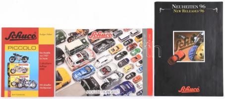 1996-2007 Schuco játék autó katalógusok 3 darab