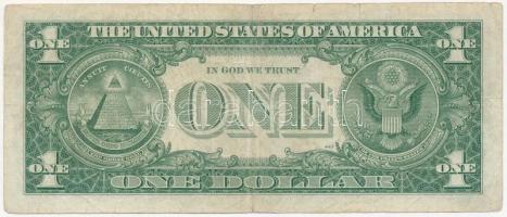 Amerikai Egyesült Államok 1961-1965. (1957B) 1$ "Silver Certificate - kisméretű", kék pecs...
