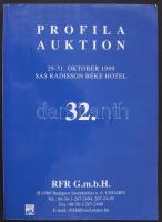 32. Profila Auktion - aukciós katalógus 423 oldallal. 1999