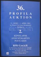 36. Profila Auktion 2. Képeslapok - aukciós katalógus 424 oldallal. 2001