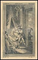 18 db Boccaccio illusztráció: François Boucher, Charles Eisen és Hubert François Gravelot rézmetszet...