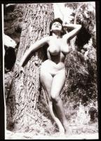 cca 1962 Fekete György (1904-1990) budapesti fényképész gyűjtéséből szolidan erotikus felvételek, 23...