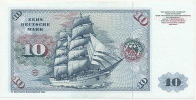 NSZK 1980. 10M T:III szép papír
GFR 1980. 10 Mark C:F nice paper
Krause P#31c