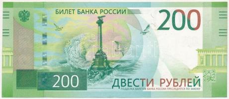Oroszország 2017. 200R Krími emlékkiadás T:III szép papír Russia 2017. 200 Rubles Crimean Commemorative Issue C:F nice paper