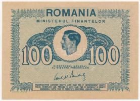 Románia 1945. 100L T:III Romania 1945. 100 Lei C:F Krause P#78