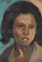 Prokop Péter (1919-2003): Női portré, 1953.
Olaj, vászon, jelzett. Fa keretben. 100×71 cm