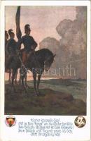 1915 Vater ich preise dich! / WWI Austro-Hungarian K.u.K. military art postcard, patriotic propaganda. Deutscher Schulverein Karte Nr. 661. s: E. Kutzer (EB)