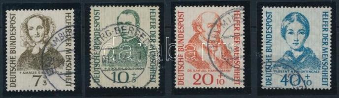1955 Jólétért sor, Prosperity set Mi 222-225