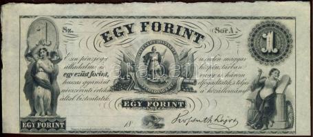 Emigrációs "Kossuth bankó" 18.. 1Ft "Sor A." T:I