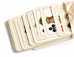 Tarokk kártya, 54 lap, Bp., Offset-ny., részben kibontott eredeti papír csomagolásban