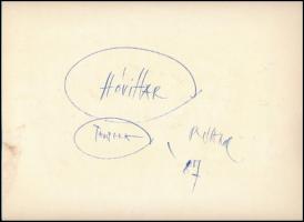 Ruttka Ferenc (1926-2019): Hóvihar. Olaj, papír, jelzett, hátoldalán autográf felirattal. Papírra ka...