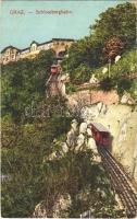 1924 Graz (Steiermark), Schlossbergbahn / funicular railway, train (EK)