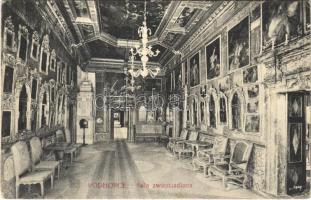 1917 Pidhirsti, Podhorce; Sala zwierciadlana / castle, mirror room, interior (EK)