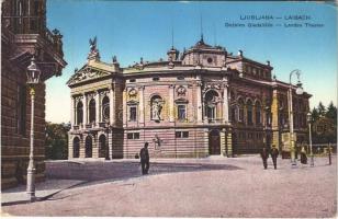 1915 Ljubljana, Laibach; Dezelno Gledalisce / Landes-Theater / theatre (EK)