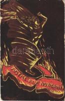 1938 Justice for Hungary! Hungarian irredenta propaganda art postcard. s: Sztankó (EB)