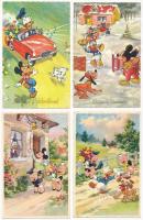 35 db MODERN Disney motívum képeslap az 1950-es évekből / 35 modern Disney motive postcards from the 50s