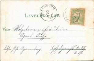 1902 Pozsony, Pressburg, Bratislava; Pionnier laktanya. Duschinsky G. 10603. / Franz Joseph I K.u.K....