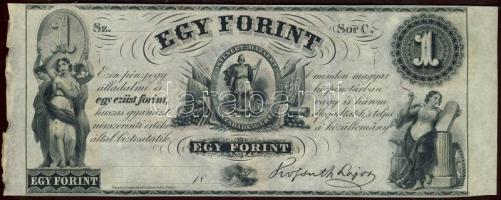 Emigrációs "Kossuth bankó" 18.. 1Ft "Sor C." T:I