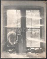 cca 1930 Leskelődő, jelzés nélküli fotó, 29,5×23,5 cm