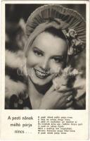 1943 A pesti nőnek méltó párja nincs... Szeleczky Zita dala a Sziámi Macska c. Mester filmben. 1944-ben emigrált