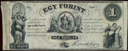 Emigrációs "Kossuth bankó" 18.. 1Ft "Sor C." T:I