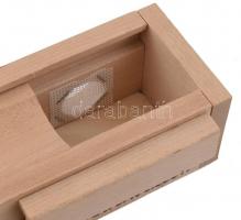 Laguiole francia kolbász vágó készlet: vágo és tartó doboz, kolbászkés. Jelzett, doboz mérete 34 cm