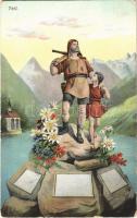 Wilhelm Tell / William Tell, Swiss folk hero (EK)