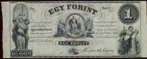 Emigrációs "Kossuth bankó" 18.. 1Ft "Sor C." T:I