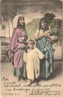 1903 Familie Bedouine / Arab folklore, Beduin family (EK)